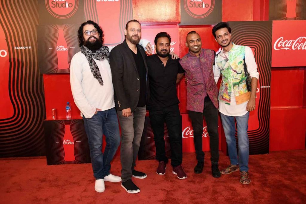 Coke Studio Season 11 Houseband - Omran Shafique, Kamran Mannu Zafar, Babar Khanna, Kami Paul and Rufus Shahzad