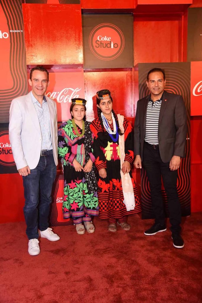 John Galvin and Ahmad Imran with Ariana and Amrina