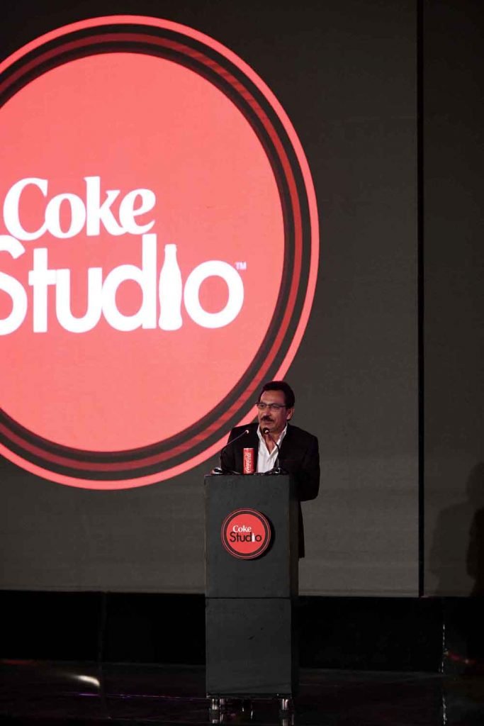 Mr. Rizwan U. Khan, General Manager Coca-Cola Pakistan & Afghanistan addressing the audience