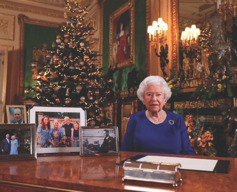 The Queen Leaves Out Pictures of Harry,Meghan, Baby Archie from Annual Christmas Speech - Sunday