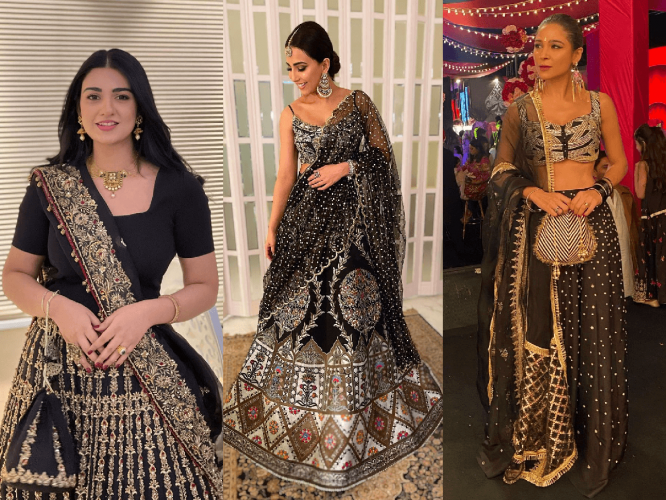 Black is the New Black | A Round-Up of Winter Shaadi Looks With The ...