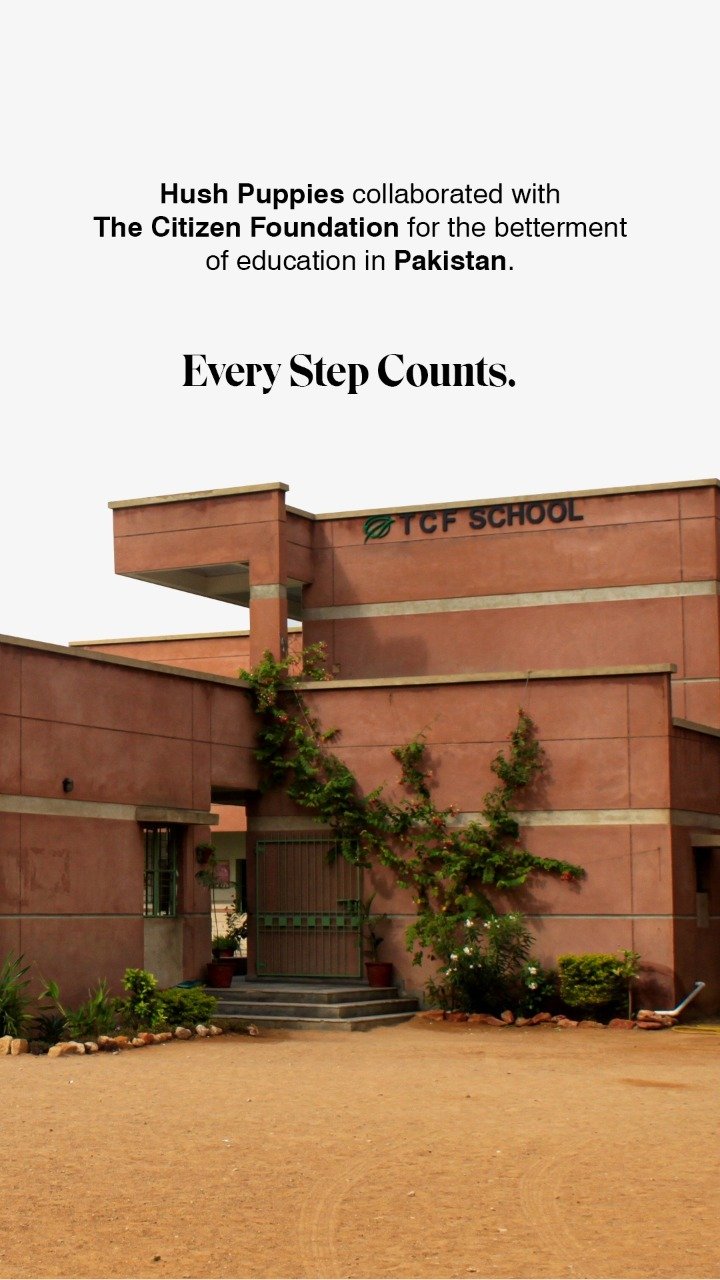 Hush Puppies has built a school with TCF