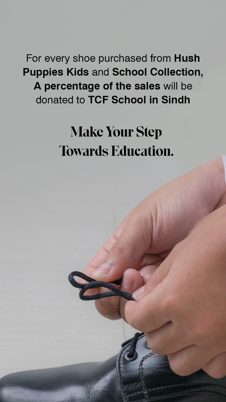 Hush Puppies has built a school with TCF