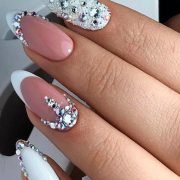 nail ideas for bride to be's