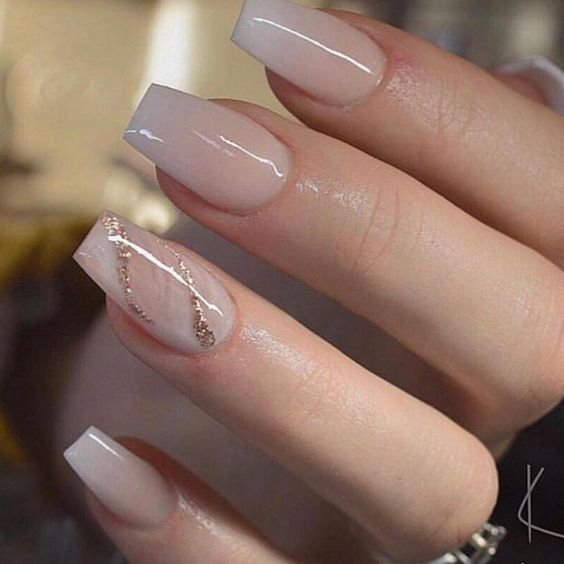 bride to be nail ideas