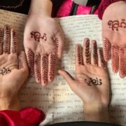 Palestine-themed mehndi designs