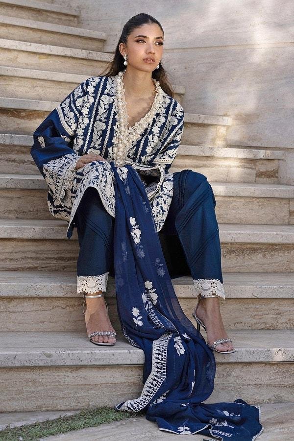 blue lawn suit