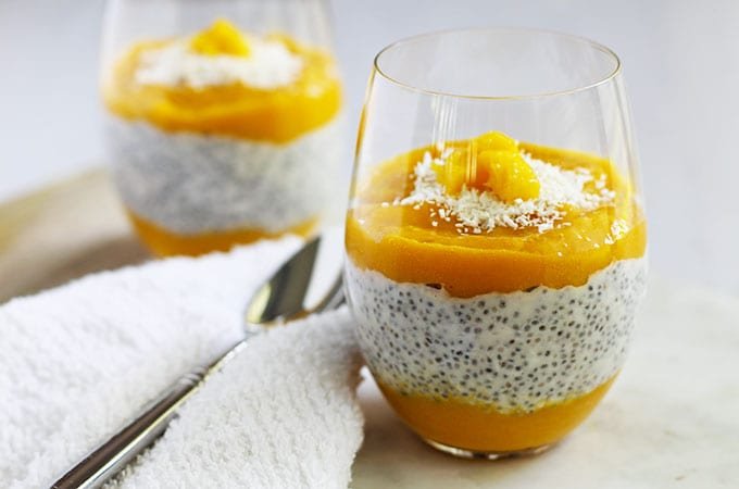 Lazy Mango Chia Pudding