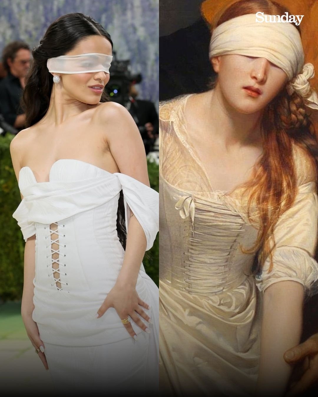 Rachel Zeglur as “The Execution of Lady Jane Grey” by Paul Delaroche