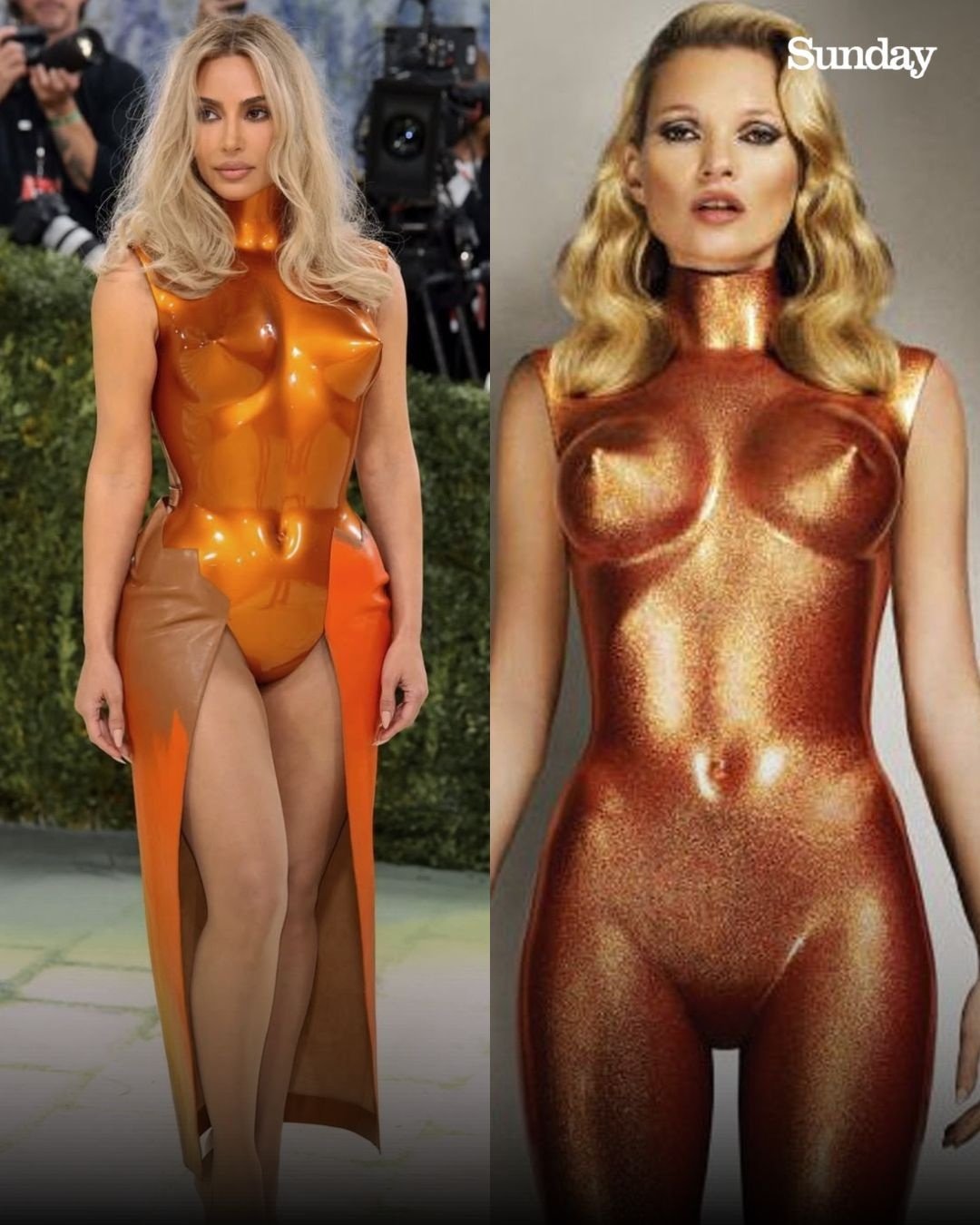 Kim Kardashian as "Body Armour" by Allen Jones