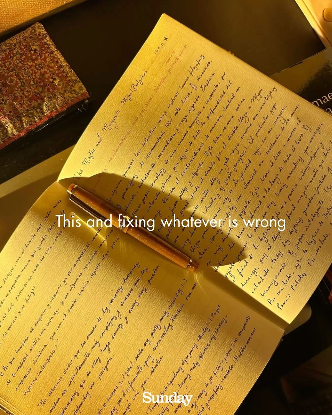 Writing Through the Weight