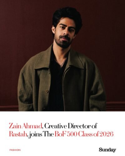 Zain Ahmad, Creative Director of Rastah, joins The BoF 500 Class of 2026, celebrating his creati